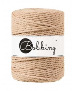 Bobbiny Macramé triple twist 5mm | Kortingen tot 50% - NIEUW Biscuit