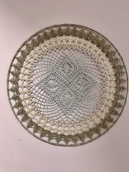 Duo mandala merino lace aquarel - Afbeelding 5