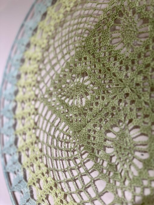 Duo mandala merino lace aquarel - Afbeelding 3