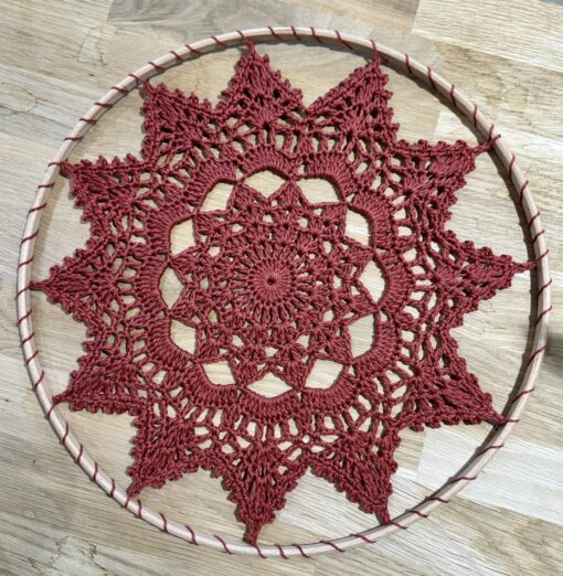 Mandala Coral 30 cm | haakpakket - Afbeelding 2