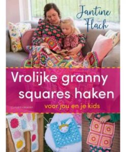 Vrolijke granny squares haken, Jantine Flach
