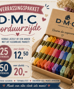 Verrassing pakket DMC borduurzijde